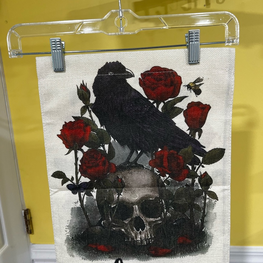 Raven and Roses Wall Art Decor